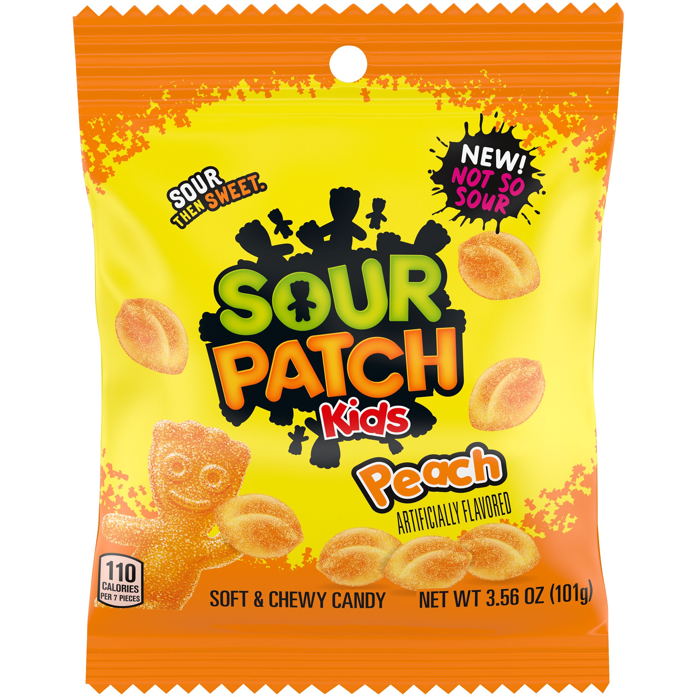 Sour Patch Kids Peach Peg Bag 3.56oz (101g)