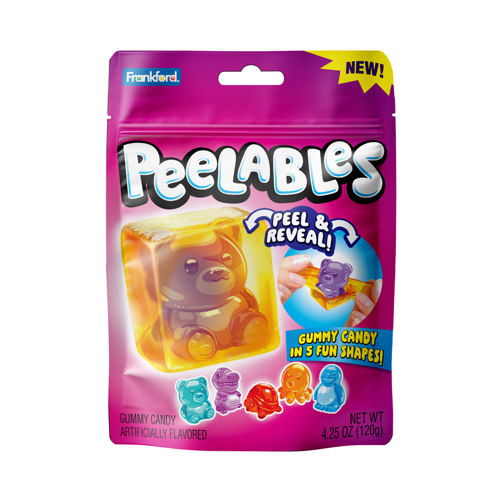 Frankford Peelables Gummy Candy Peg Bag 4.25oz (120g)