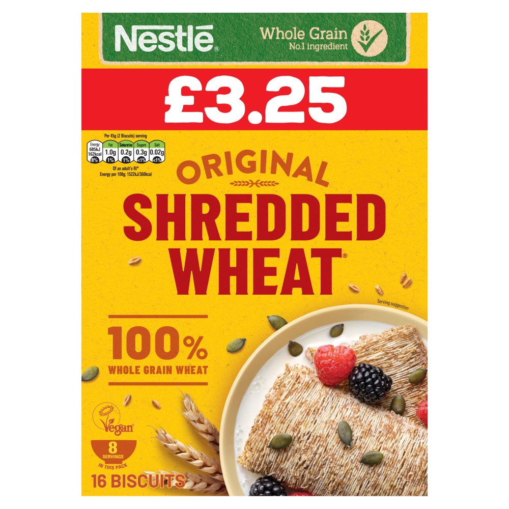 Nestle Shredded wheat 16's PM £3.25