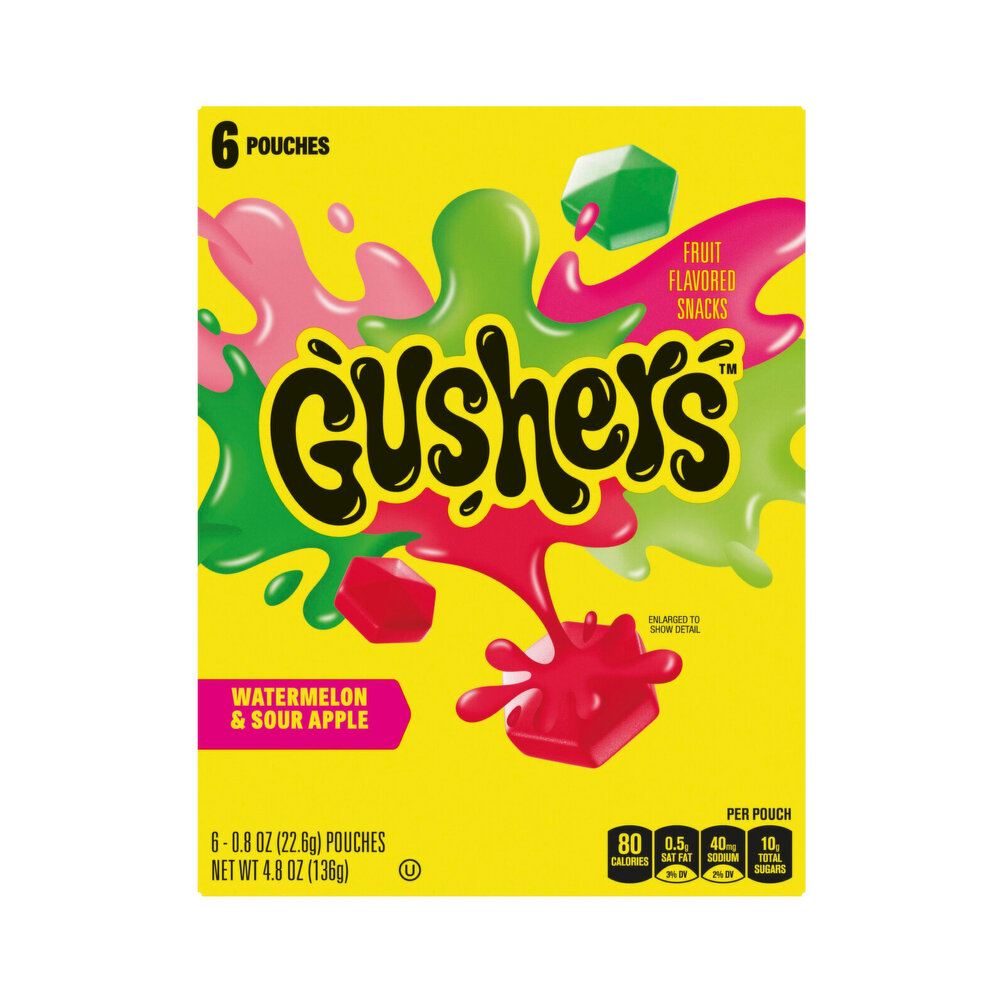 Gushers Watermelon Sour Apple  4.8oz (136g)