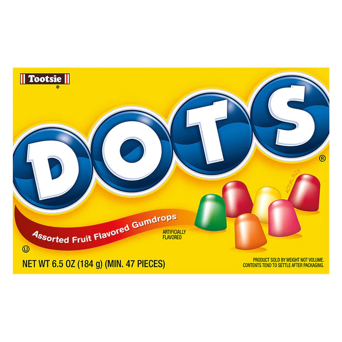 Tootsie Dots Original Gumdrops 6.5oz (184g)