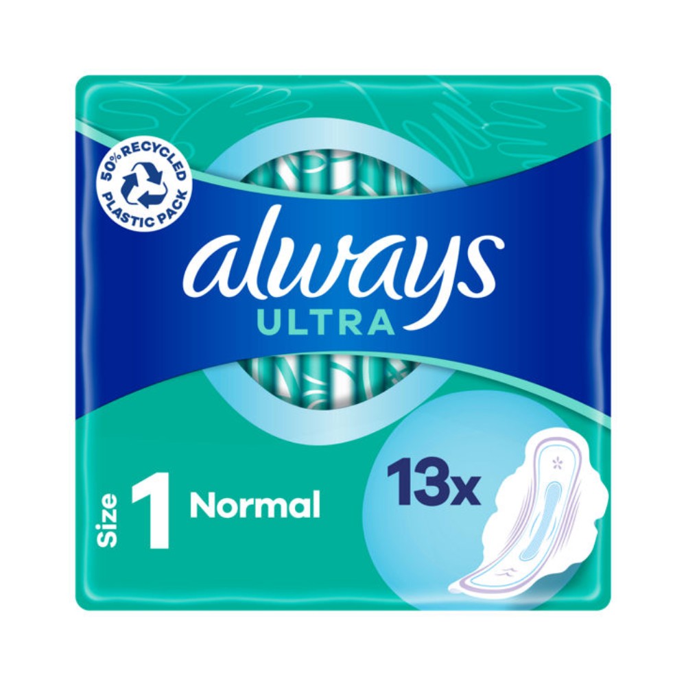 Always Ultra Normal Plus with Wings 13's