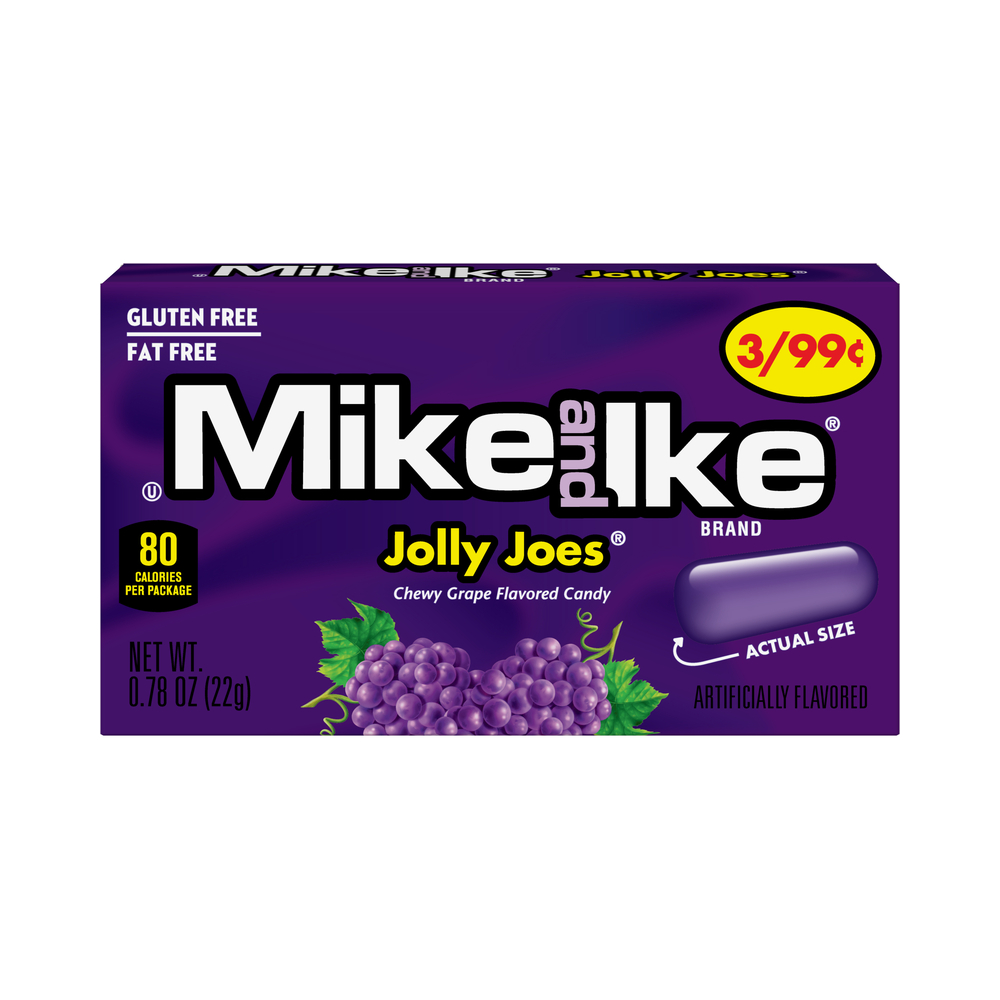 Mike & Ike Jolly Joe Priced 0.78oz (22g)