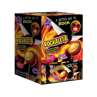 Sonrics Rockaleta Chilli Layered Gum Lollipop 30's 0.84oz (24g)