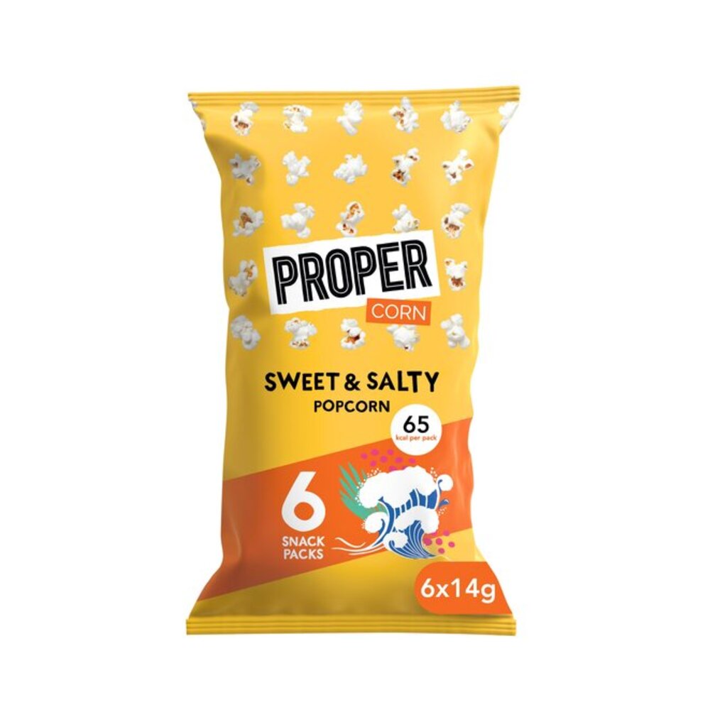Propercorn Sweet & Salty Multipack 6x14g
