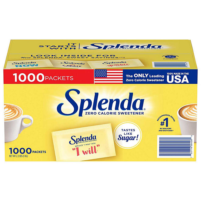 Splenda Zero Calorie Sweetener 1000's