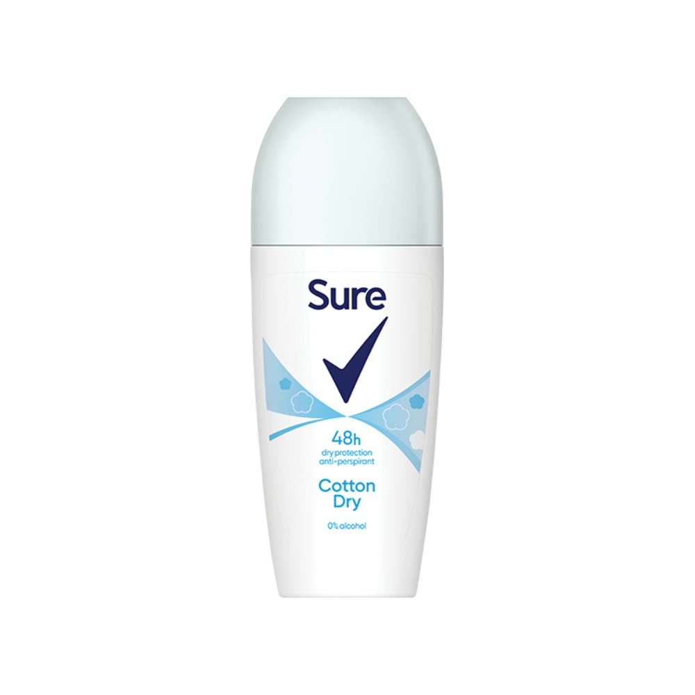 Sure Antiperspirant Roll-on  Women's Cotton Dry 50ml