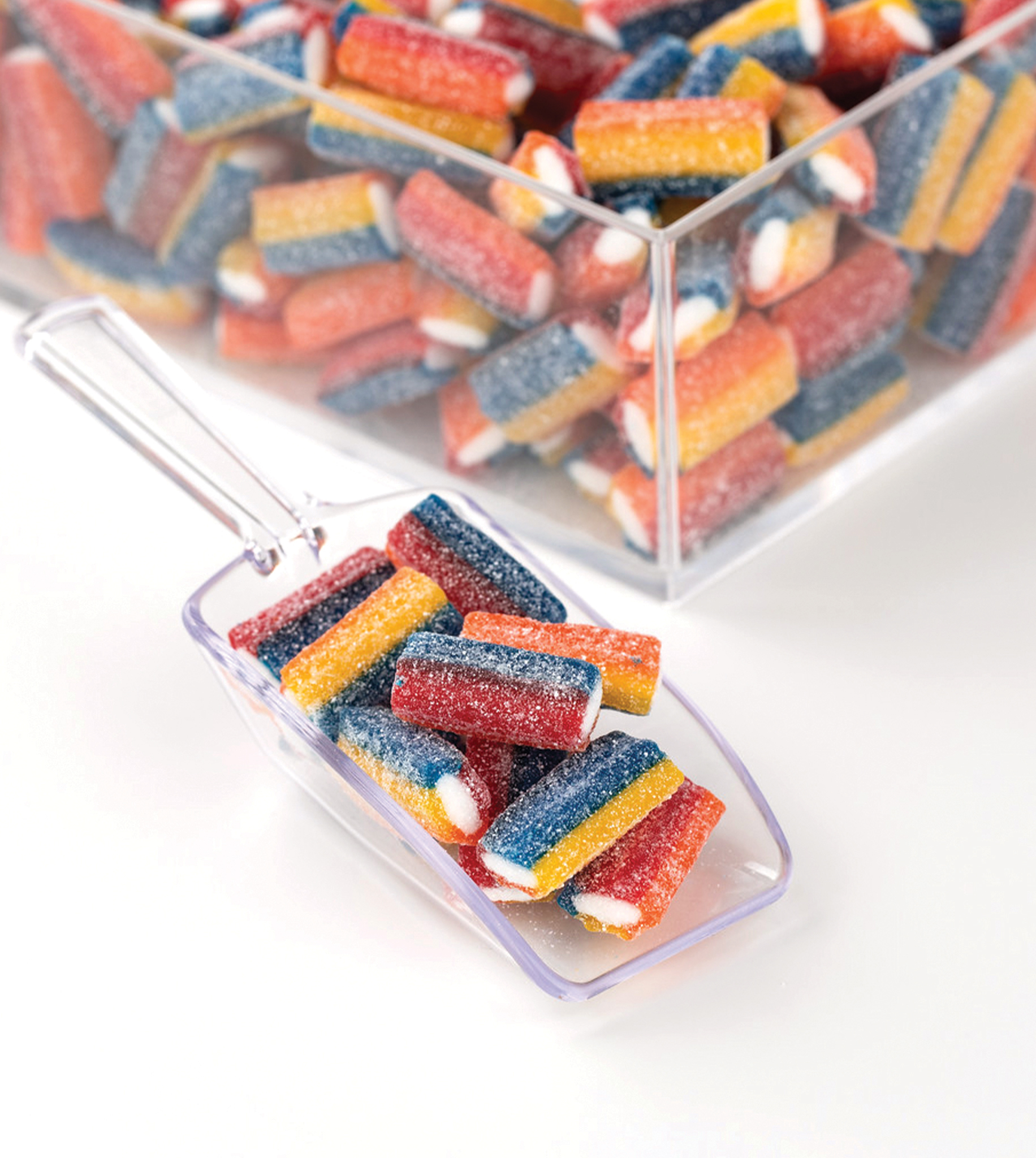 Gerrit Broadway Sour Rainbow Sticks Bulk 2.2lb (1kg)