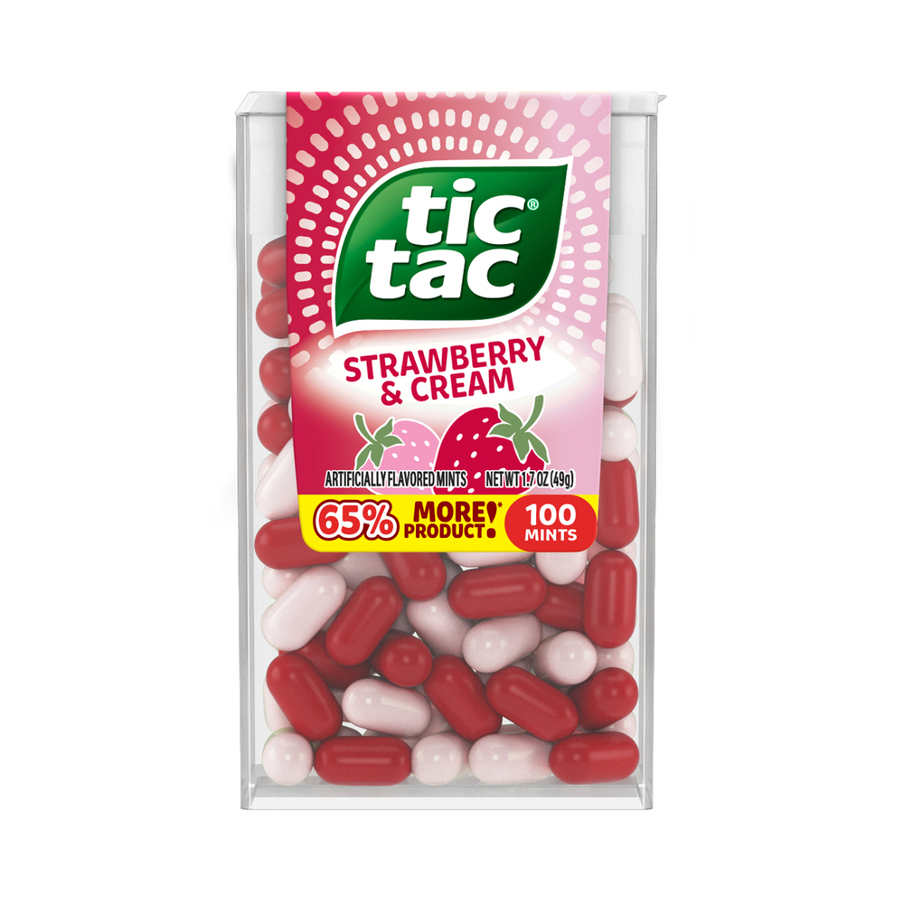Tic Tac Strawberry & Cream  1.7oz (48g)