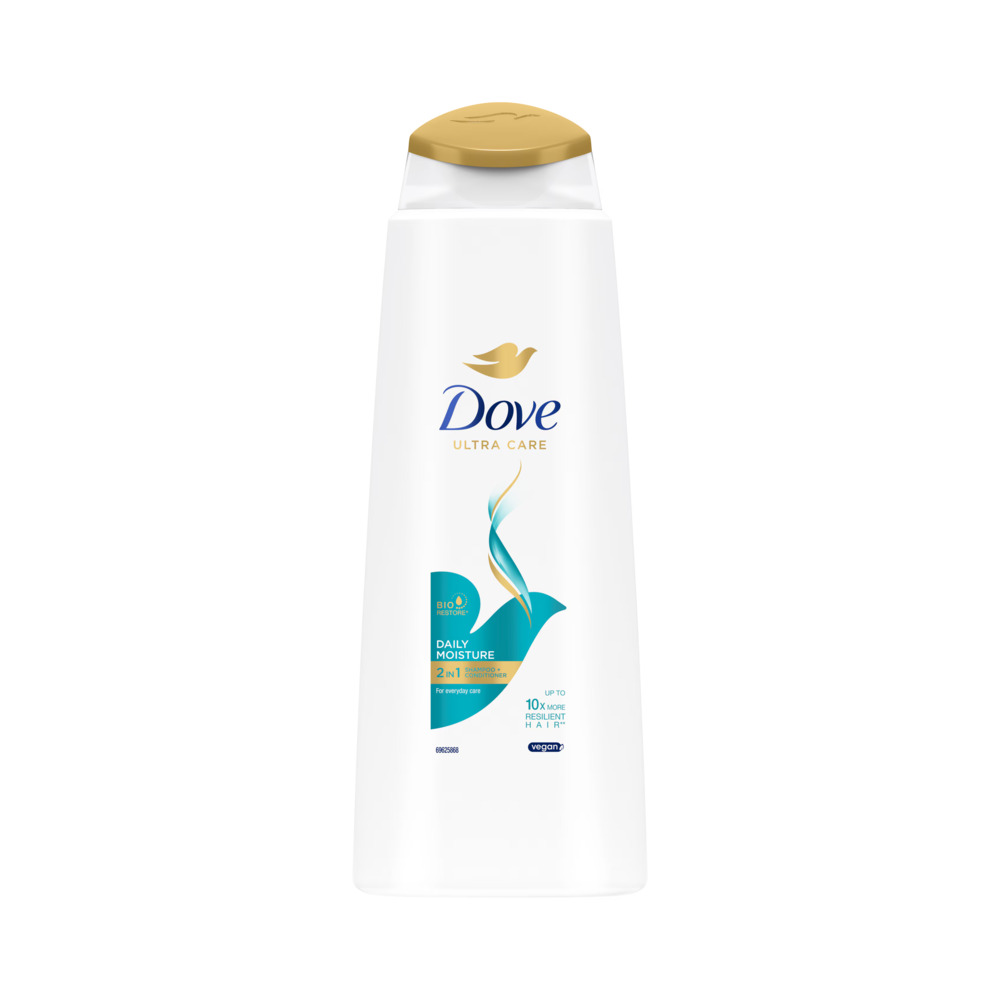 Dove Shampoo 2 in1 Daily Moisture 400ml