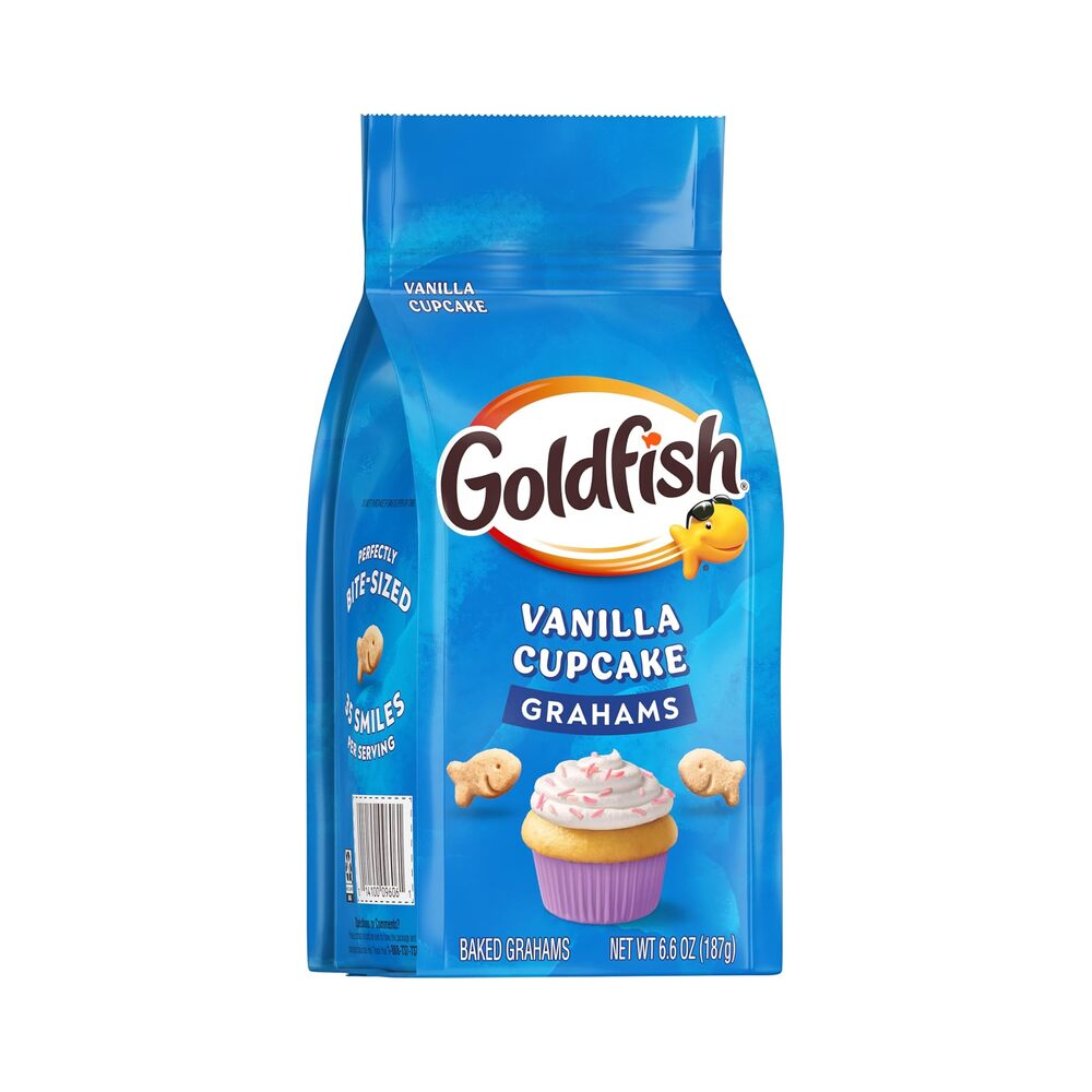 Pep Farm Goldfish Grahams Vanilla Cupcake Crackers 6.6oz (187g)