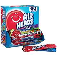 Airheads Display Feed Assorted Flavours .55oz (15.6g) 60 units