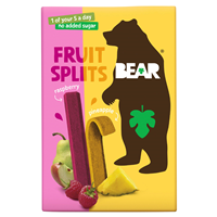 Bear Fruit Splits Pineapple & Raspberry 8x(5x20g)