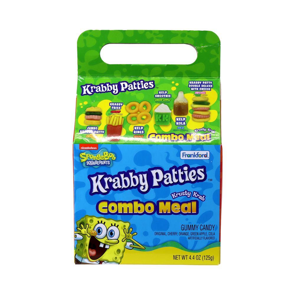 Krabby Patties Como Meal Take Out Box 4.4oz (125g)
