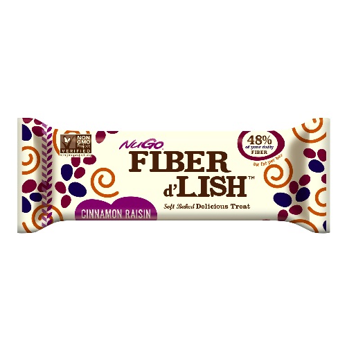 NuGo Fiber d’Lish Cinnamon Raisin (DAIRY) 1.6oz (45g) 