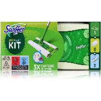 Swiffer Kit 1 Floor Mop + 8 Dry Cloth + 3 Wet Cloth EU
