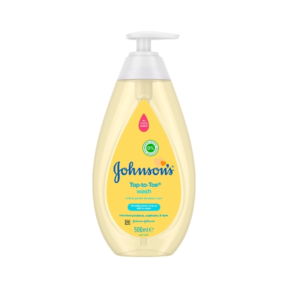 Johnsons Baby Wash Top To Toe Pump 500ml