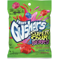 Gushers Super Sour Berry Peg Bag 4.25oz (120g)