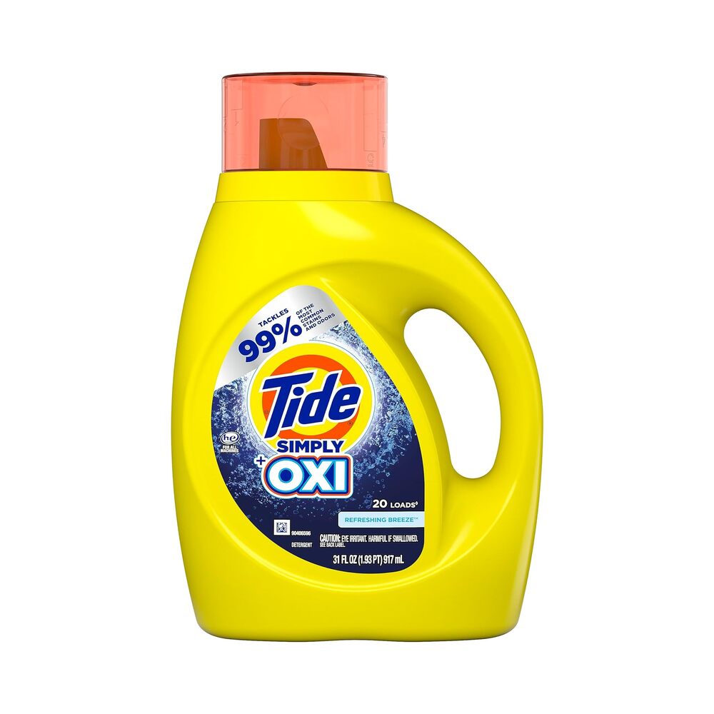 Tide HE Liquid Simply Odour Plus OXI Rescue Fresh Linen 20 Loads 31oz (917ml)