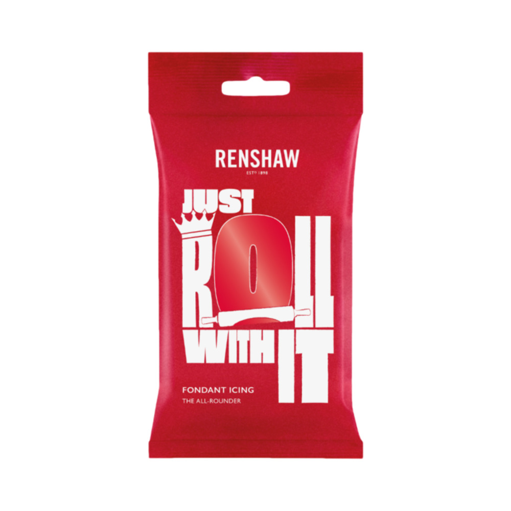 Renshaw Poppy Red Professional Icing 250g