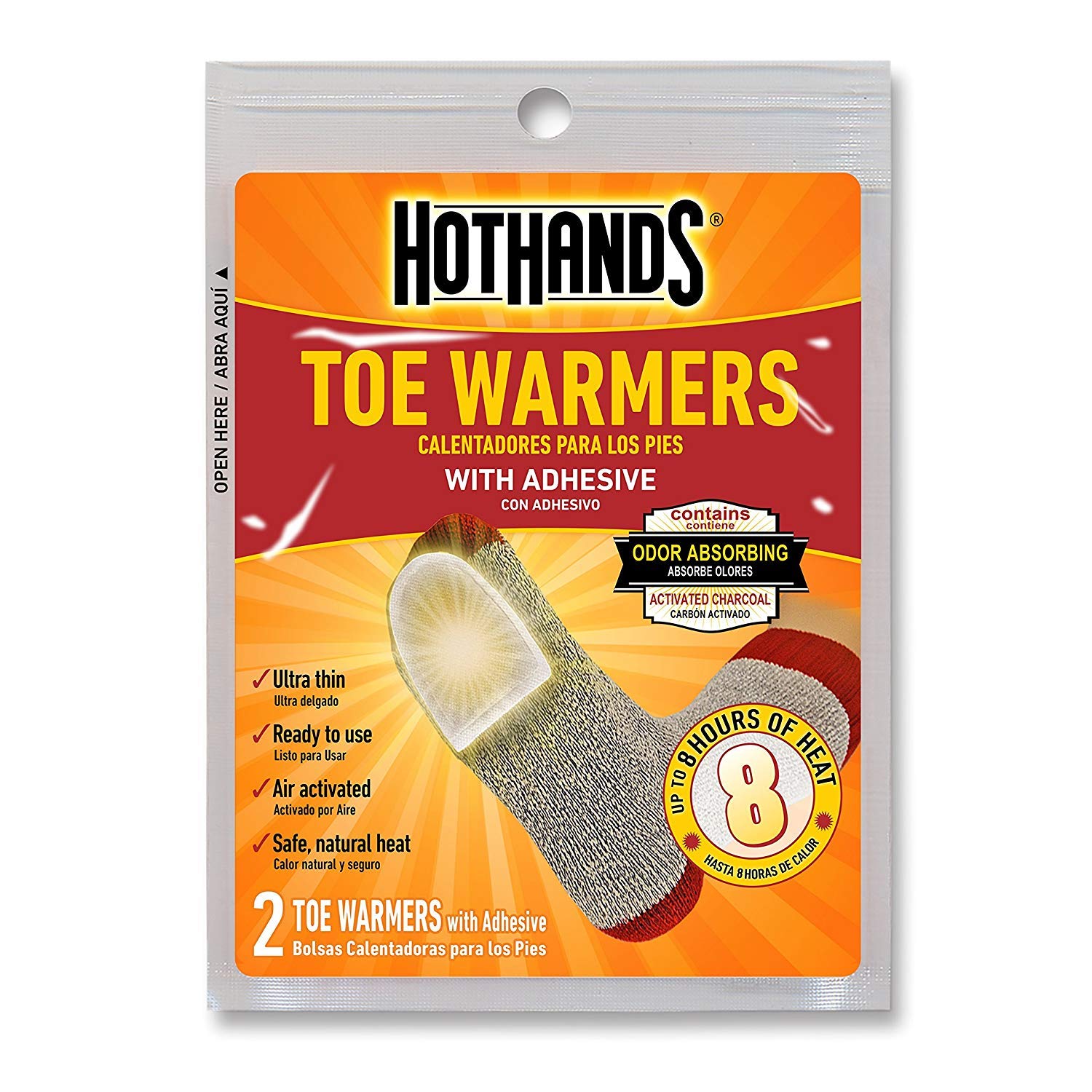 Hot Hands Toe Warmers 8h
