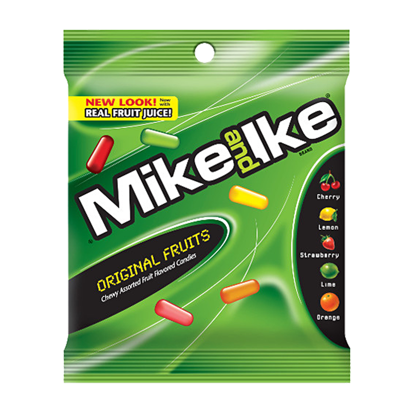 Mike & Ike Original Fruits Peg Bag 5oz (141g)