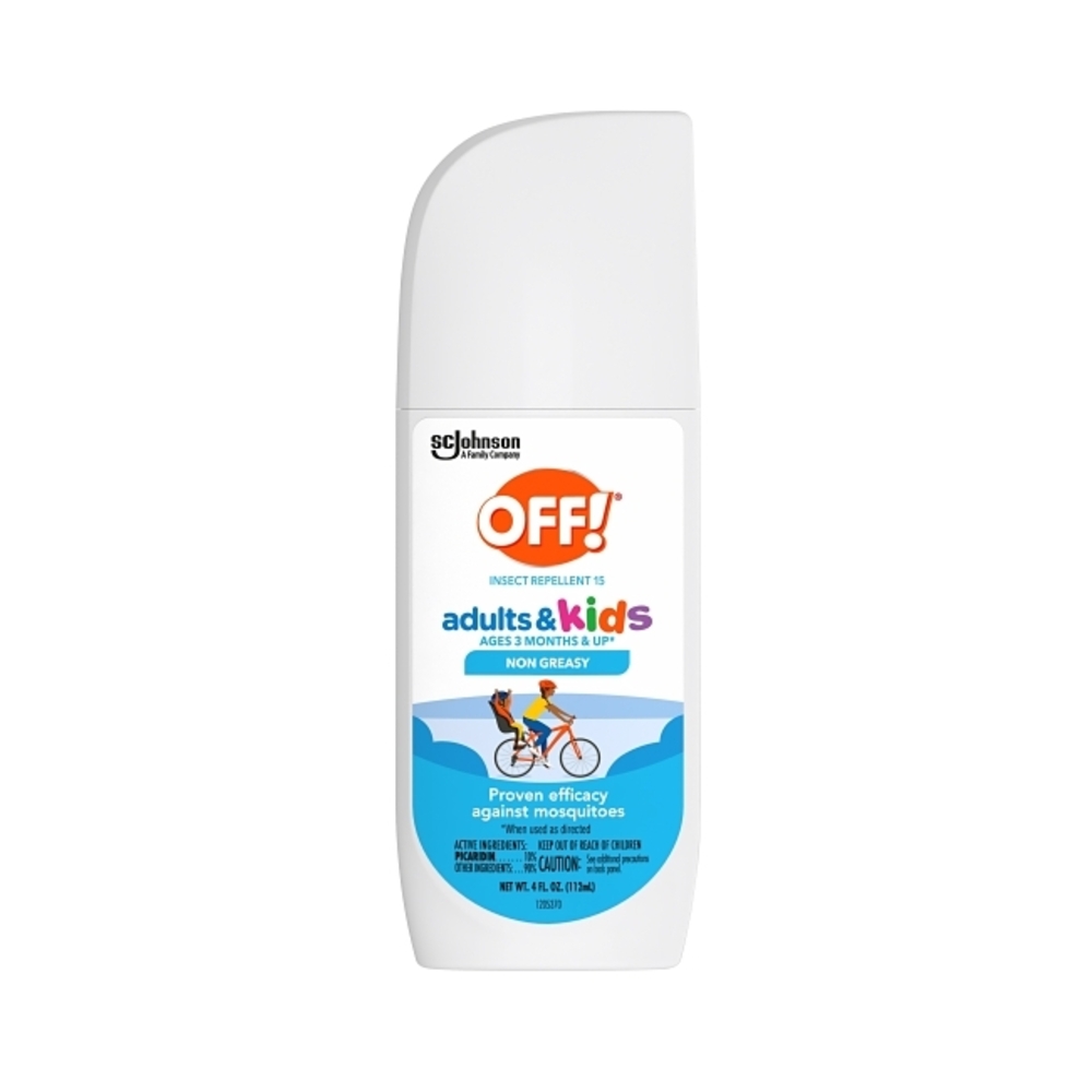 OFF! Adults & Kids Non Greasy Insect Repellent 4oz (113ml)