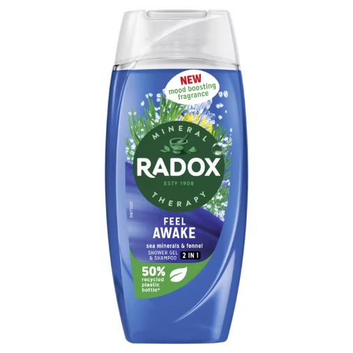 Radox Shower Gel 2 in1 for Men Feel Awake (dark blue) 225ml