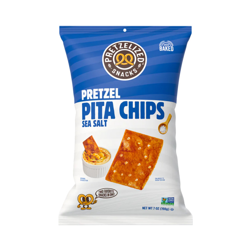 Pretzelized Pretzel Pita Chips Sea Salt 7oz (198g)