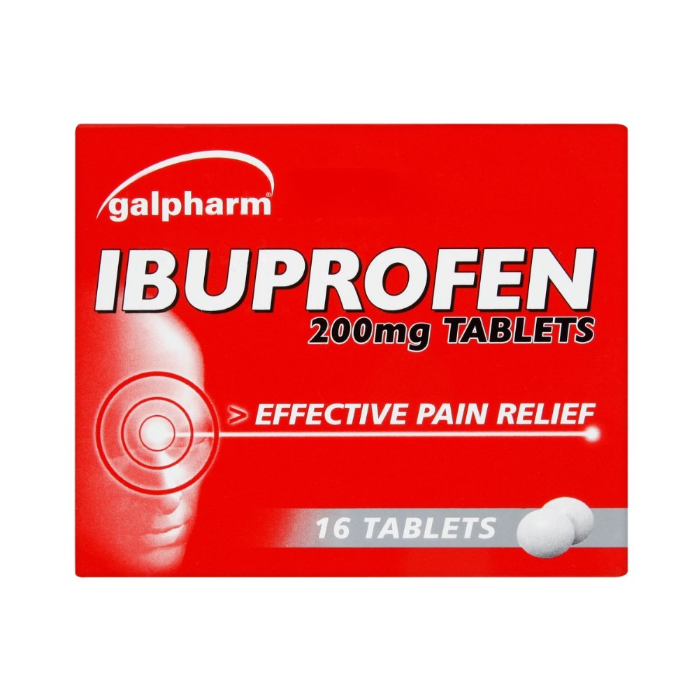 Galpharm Ibuprofen 200mg Tablets 16's