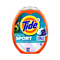 Tide Liquid Pods HE Plus Downy April Fresh 2in1 45's