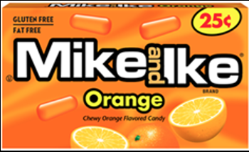 Mike & Ike Orange Priced  0.78oz (22g) 