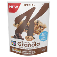 Kellogg's Special K Crunchy Oat Granola Dark Chocolate Curls 350g