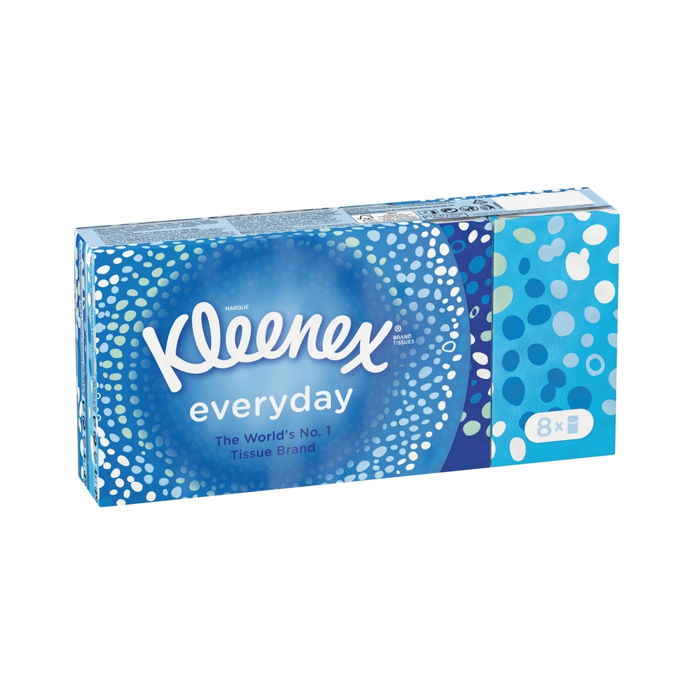 Kleenex Every Day Pocket Tissues 8's