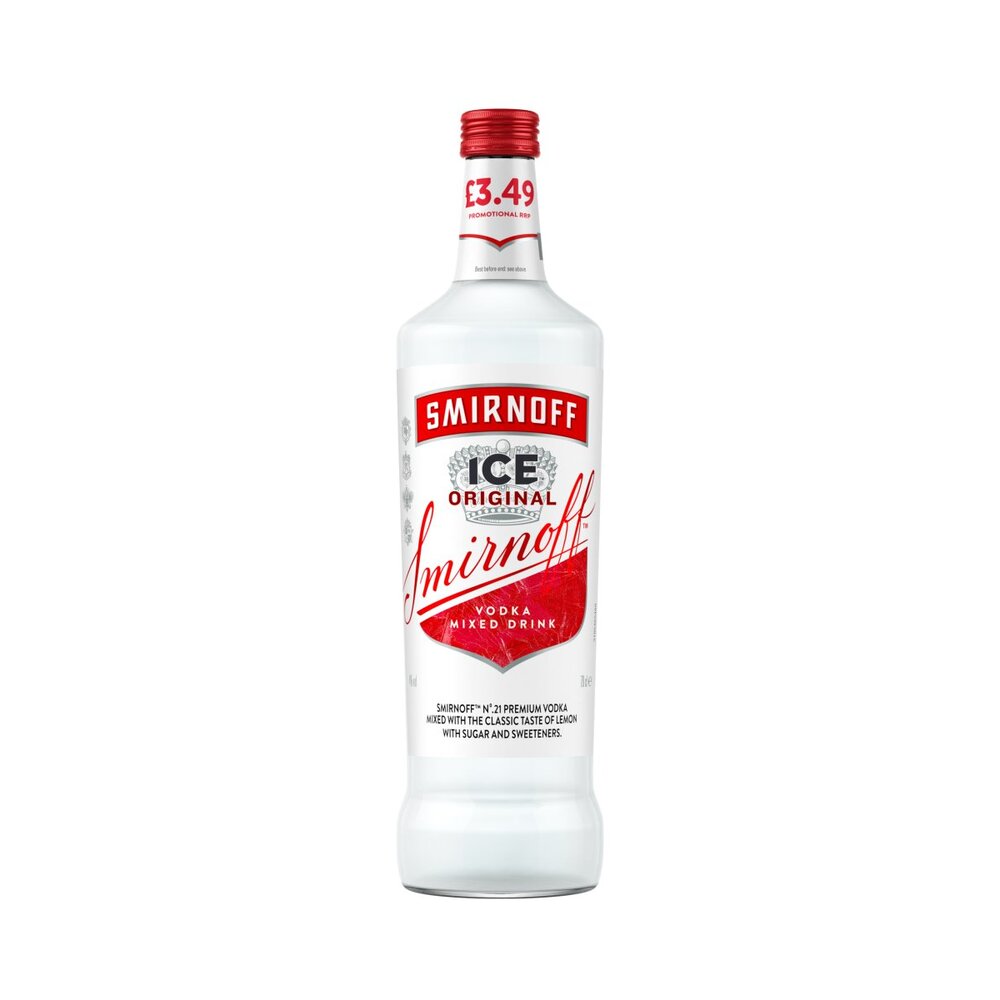 Smirnoff Ice Bottle PMP £3.49 70cl