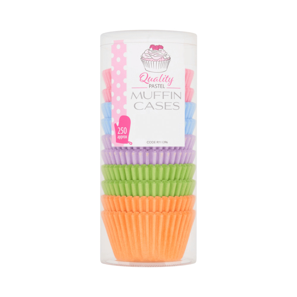 Caterpack Pastel Muffin Cases 250's