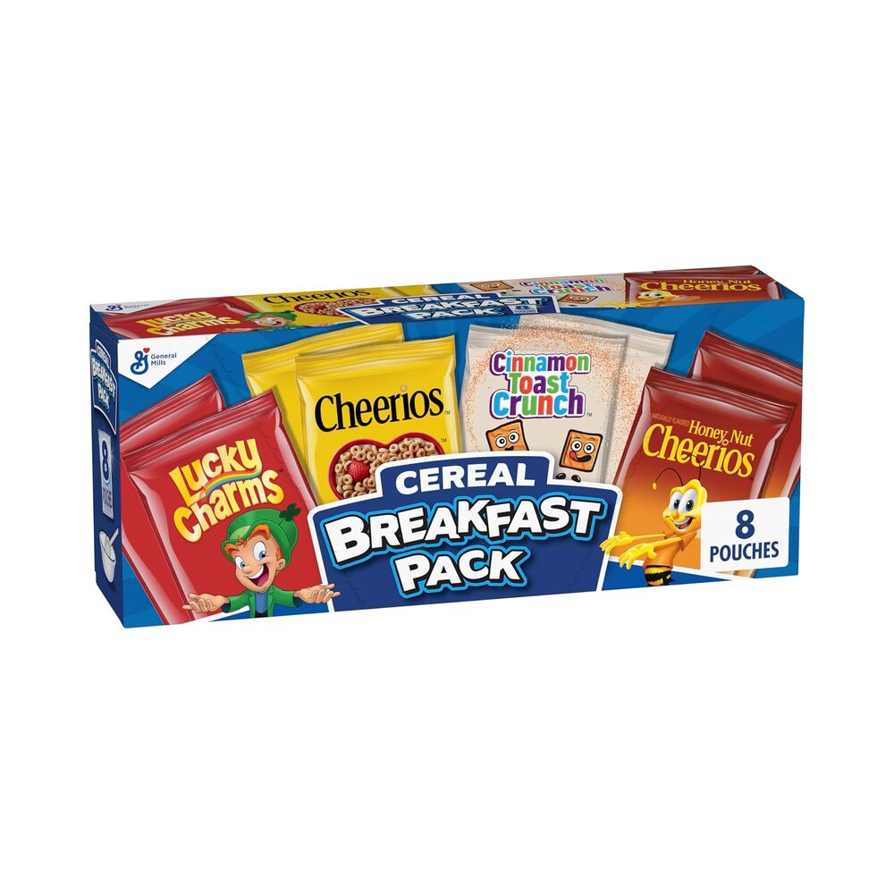 General Mills Cereal Breakfast Pack 8s