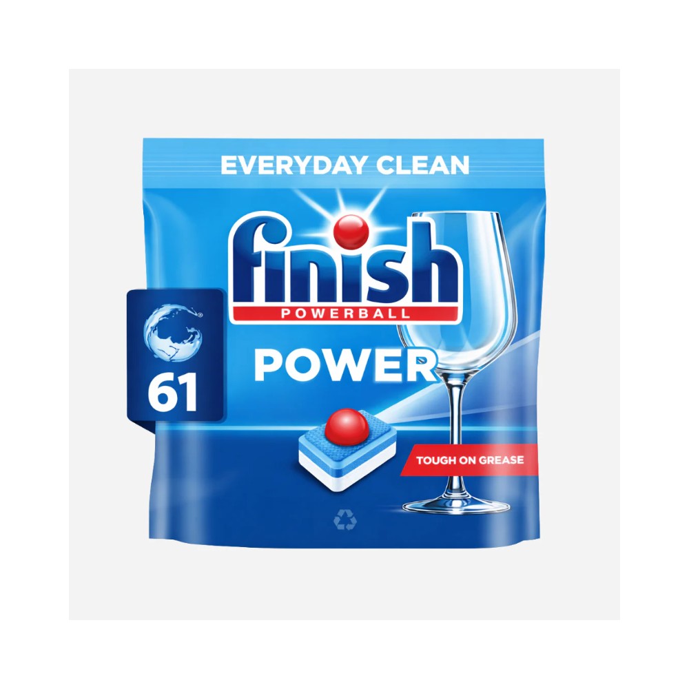 Finish Power All in One Dishwasher Tablets 61's