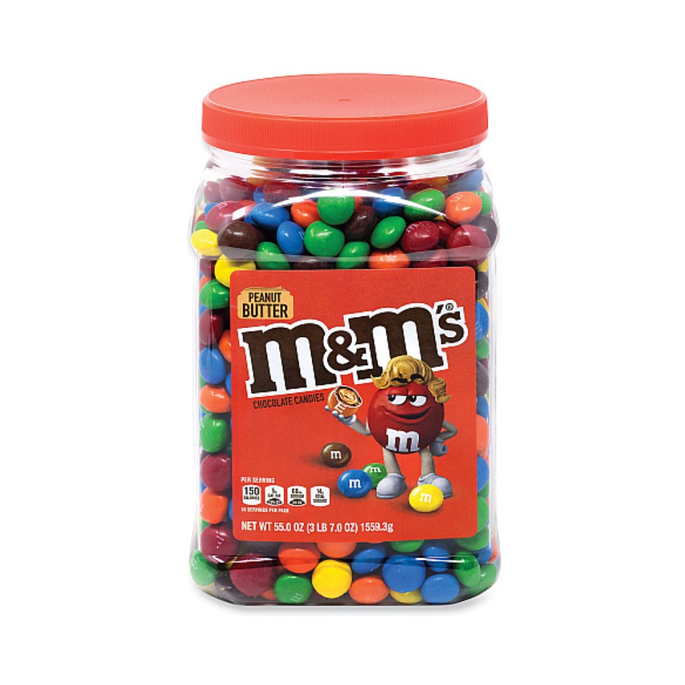 M&M Peanut Butter Jar 55oz (1559.3g)