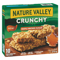 Nature Valley Bars Crunchy Maple Brown Sugar 210g