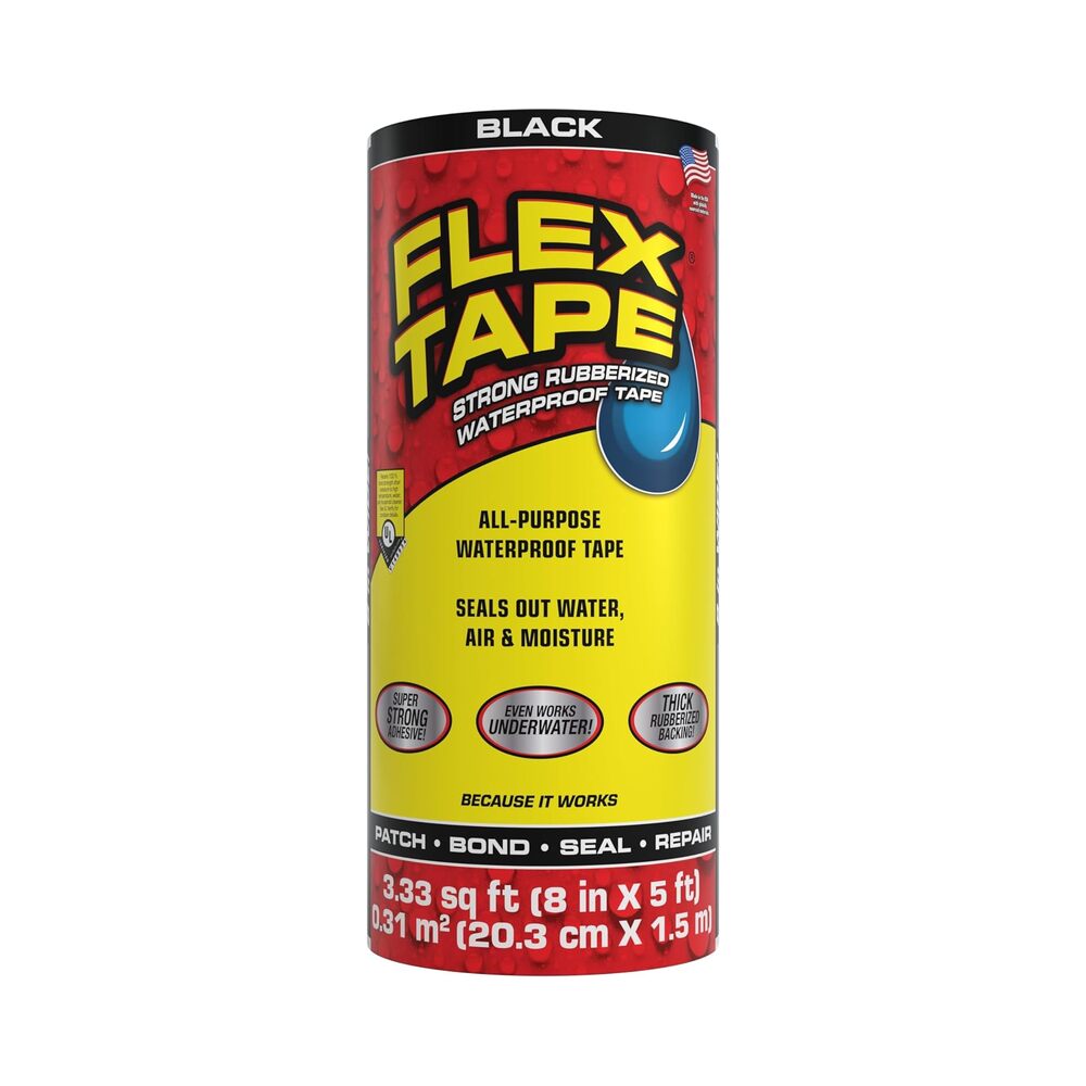 Flex Tape Black 20.3cm x 1.5m