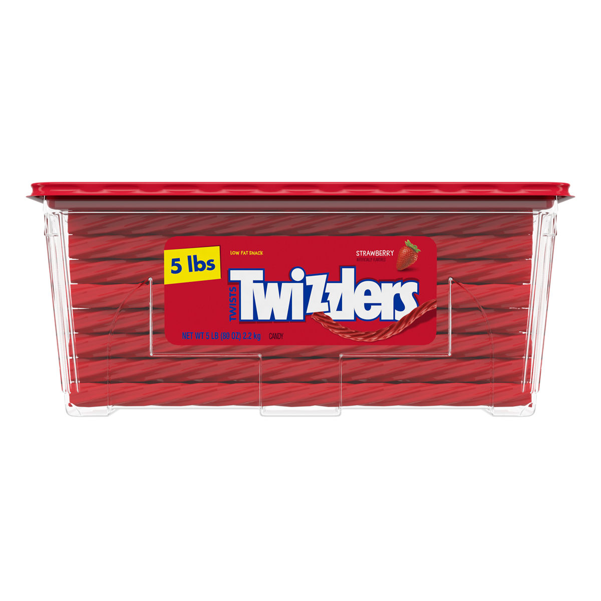 Twizzlers Strawberry Twists Tub  5lb (2.2kg)