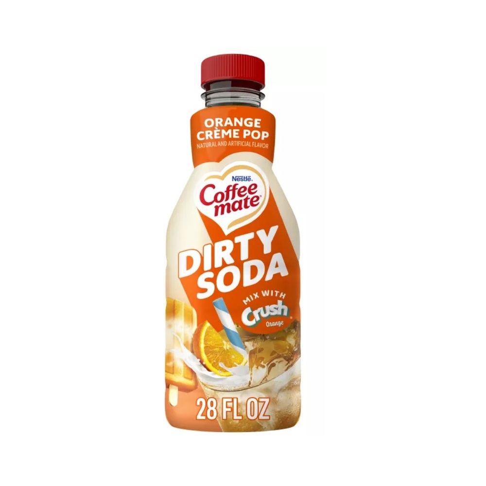 Nestle Coffee Mate Orange Cream Dirty Soda Creamer 28oz (828ml)