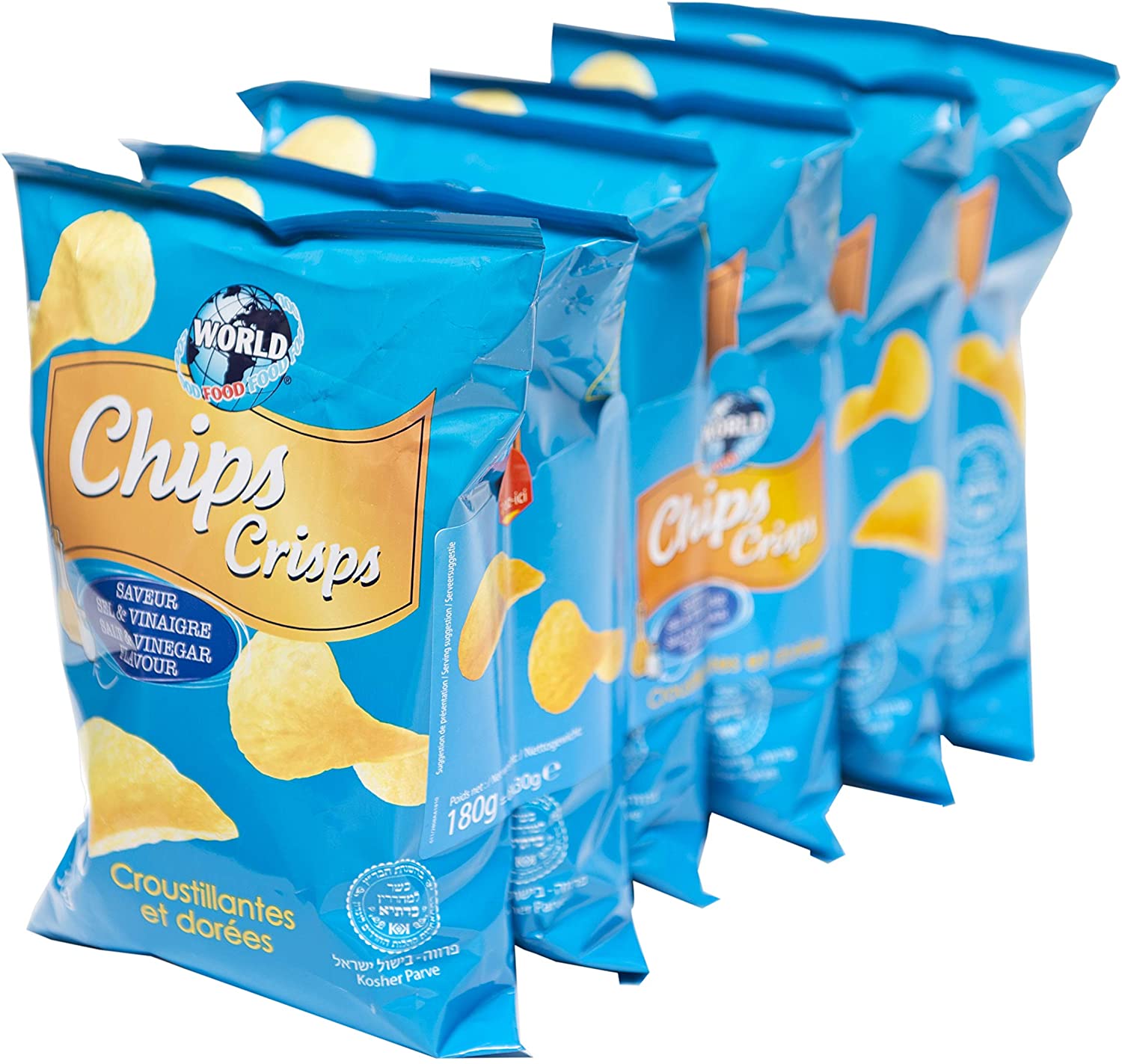 World Food Salt & Vinegar Crisps 30g