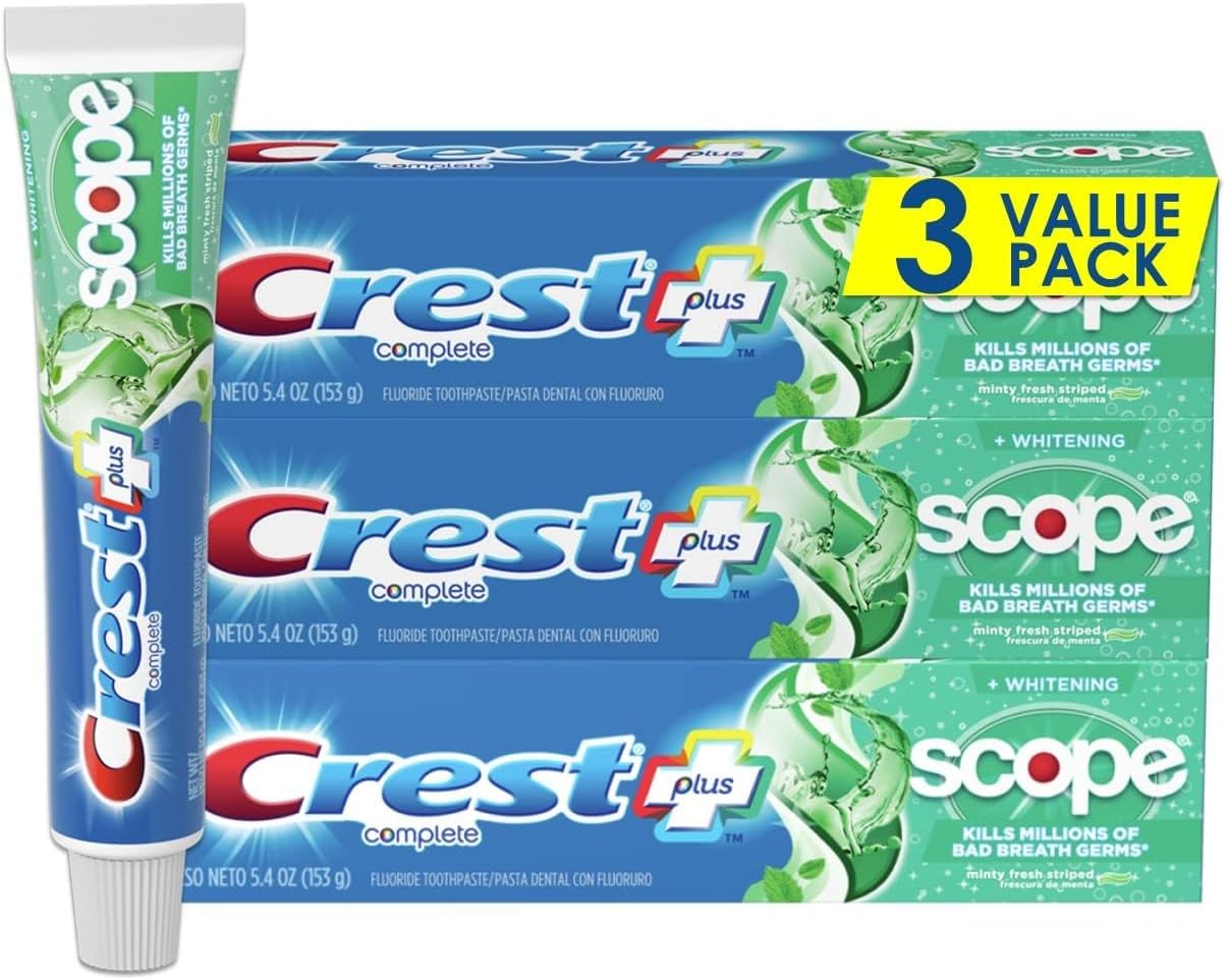 Crest Plus Complete Scope Minty Fresh Toothpaste 5.4oz (153g)