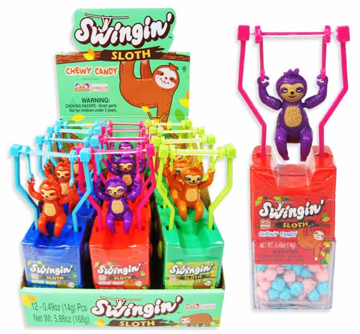Kidsmania Swingin' Sloth .49oz (13.9g)