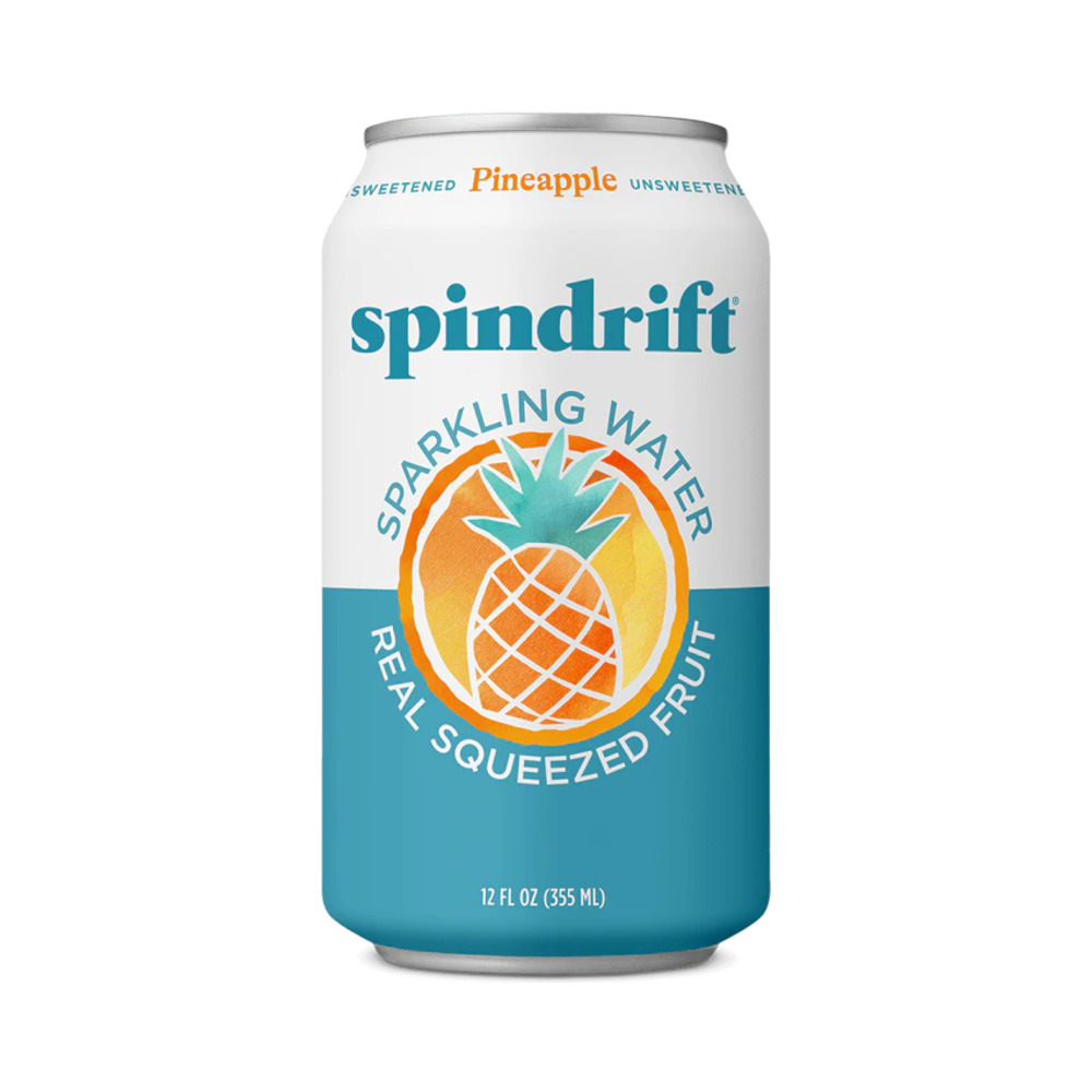 Spindrift Pineapple Flavoured Sparkling Water 12oz (355ml)