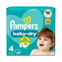 Pampers Baby Dry Size 4 44's