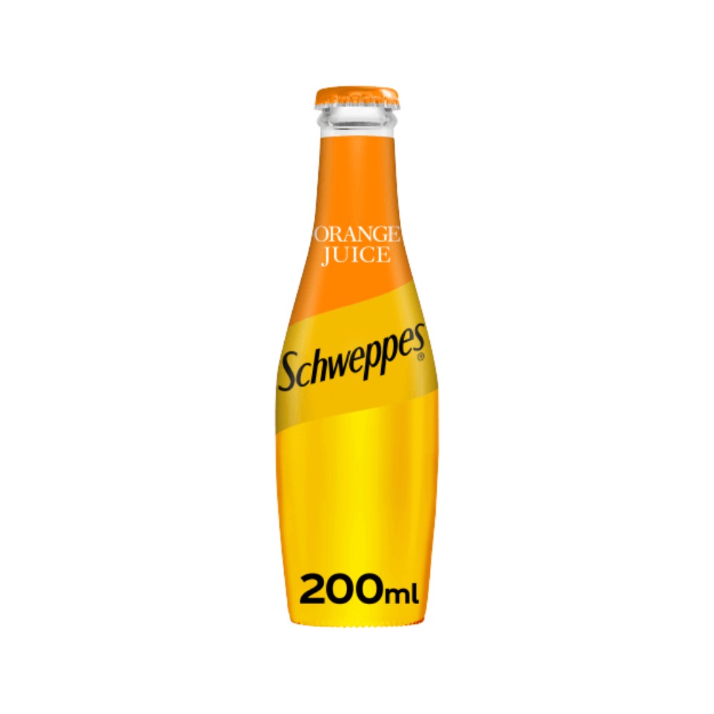 Schweppes Orange Juice Glass 200ml