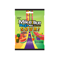 Mike & Ike Mega Mix Sour Peg Bag 5oz (141g)